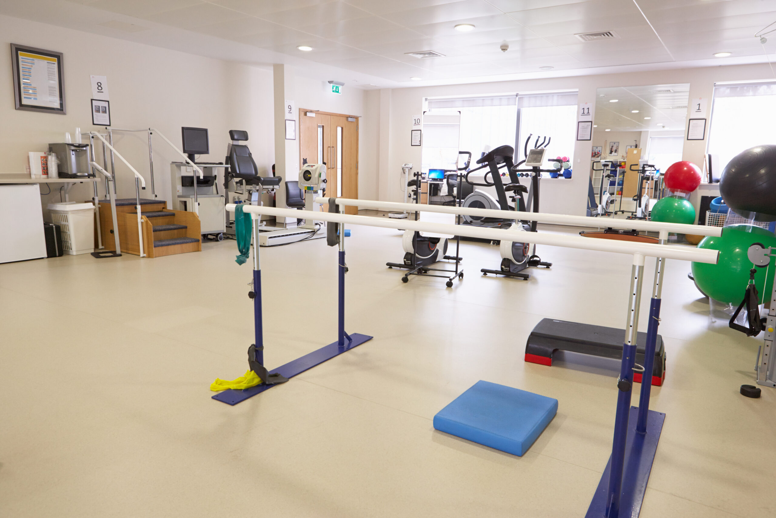 Equipment,In,Empty,Physiotherapy,Department,Of,Hospital